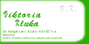 viktoria kluka business card